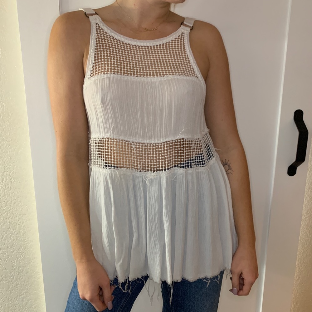 Mesh Free People Tank